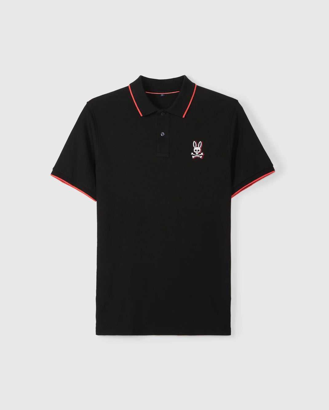 Polos Psycho Bunny Kayden Pique Polo Noir Homme | JAV-41463829